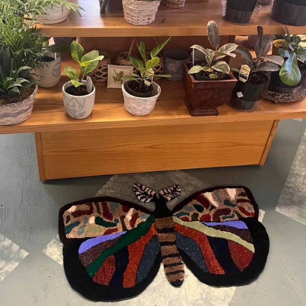 Moth Rug - Picture 2 of 3